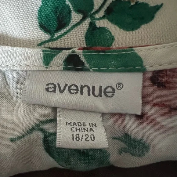 Plus Avenue Floral 🌸Women’s Blouse - Picture 6 of 9